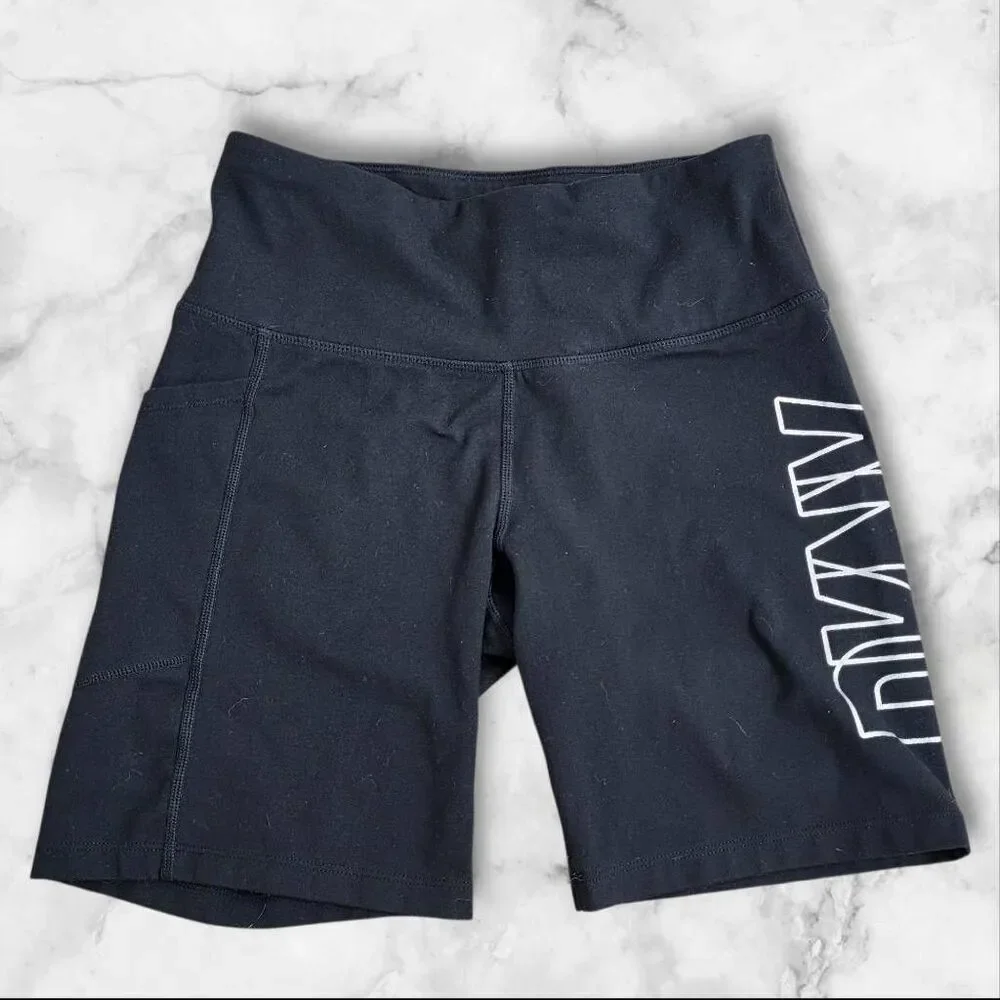 DKNY Black Biker Shorts Size Small